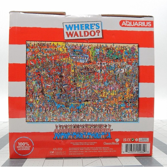 Where’s Waldo? 3000 Piece Jigsaw Puzzle 32" x 45" By Aquarius Sealed - Picture 6 of 7